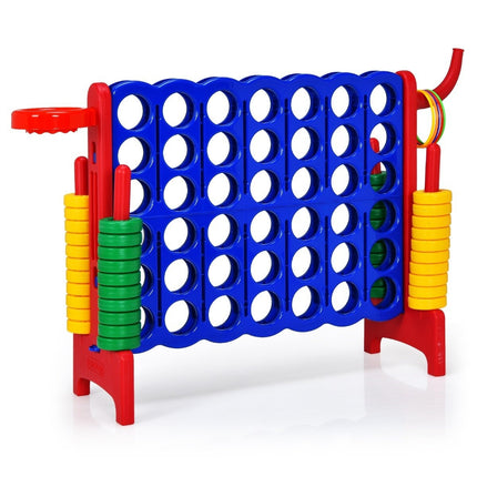 Velká hra 4 v řadě Jumbo, sada 84 x 33 x 79 cm, modrá + červená