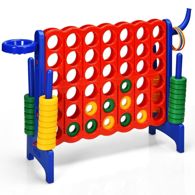 Großes 4er Jumbo 4er Set für Kinder &amp; Erwachsene 84 x 33 x 79 cm Rot + Blau