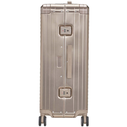 Velký bronzový hliníkový kufr, design Soundbox, 77 cm
