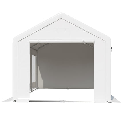 Large White Outdoor Party Tent - 6x3M, Removable Walls