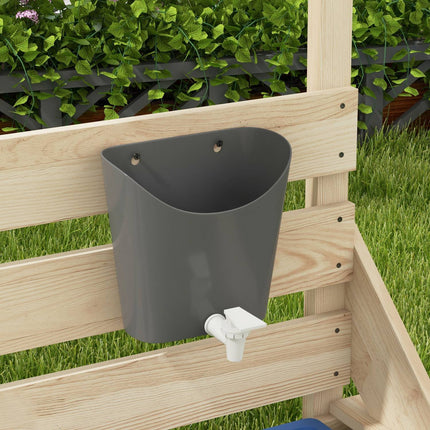 Wooden sandbox with lid - Ship design, 180x103x144.5 cm