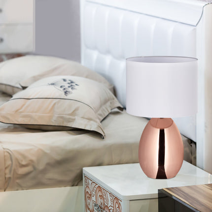Velká noční lampa s dotykovou funkcí, měděná