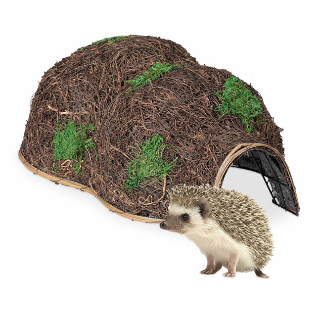 Velký domek pro ježky ze slámy