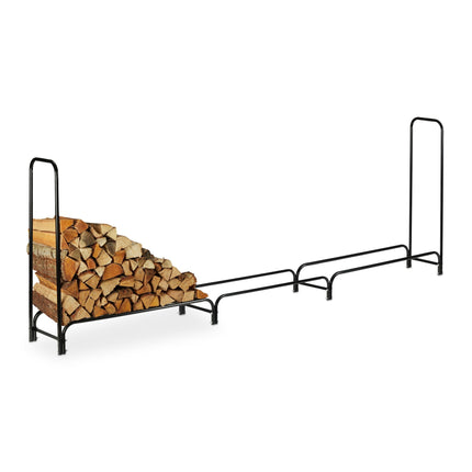 Großes Brennholzregal aus Metall