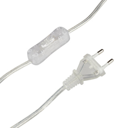 Velká stolní lampa organza křišťál
