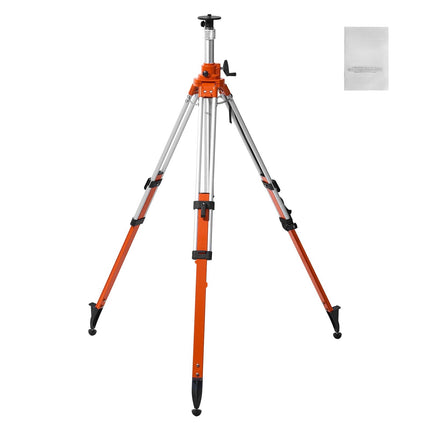 Laser Level Tripod, 5/8-11 Mount, 45-114 in Height