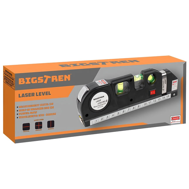 Laserová vodováha s pásmem 250cm Bigstren 21747