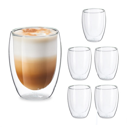 Sklenice na latte macchiato s dvojitou stěnou, 350 ml