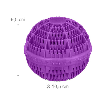 Laundry Balls, Purple, Set of 4 – Eco-Friendly, 1000 Washes