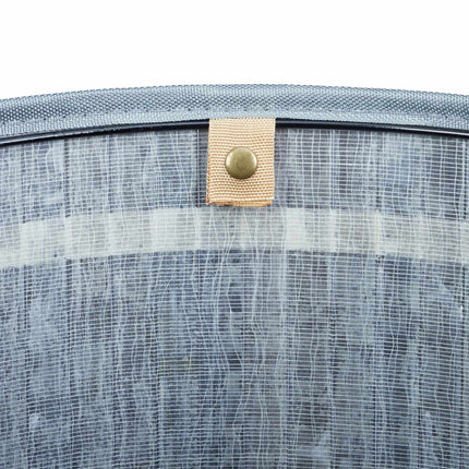 Laundry basket bamboo round