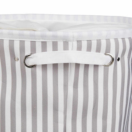 Laundry basket fabric with stripes