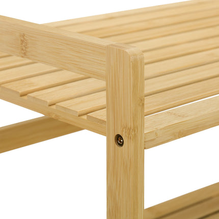 Wasmandstandaard met 2 planken