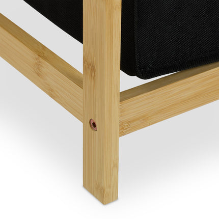 Wasmandstandaard met 2 planken