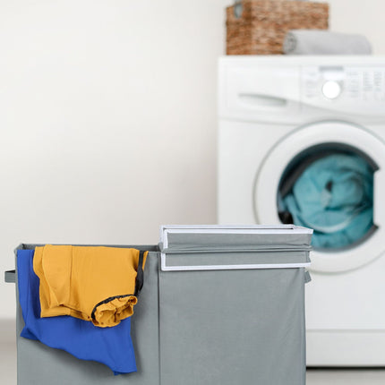 Laundry basket with lid 100 litres