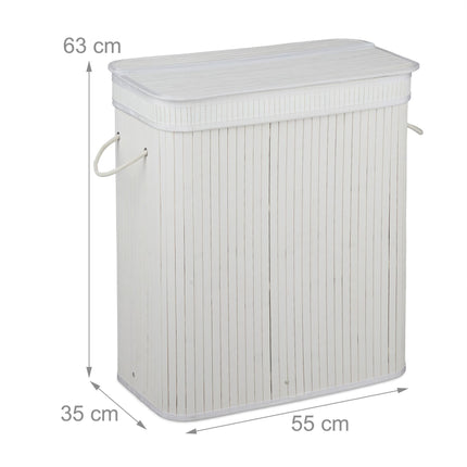 Laundry sorter in bamboo