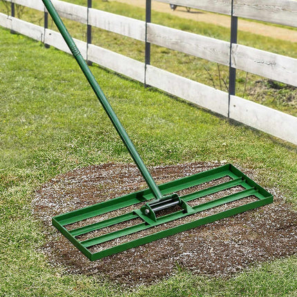 Lawn Leveling Rake, 30x10 in Plate, 78 in Handle