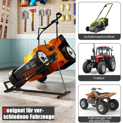 Zvedák na zahradní traktor, nastavitelný, nosnost 400 kg, skládací
