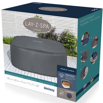 Termokryt Lay-Z-Spa pro čtvercovou vířivku 1.80m x 1.80m x 71cm
