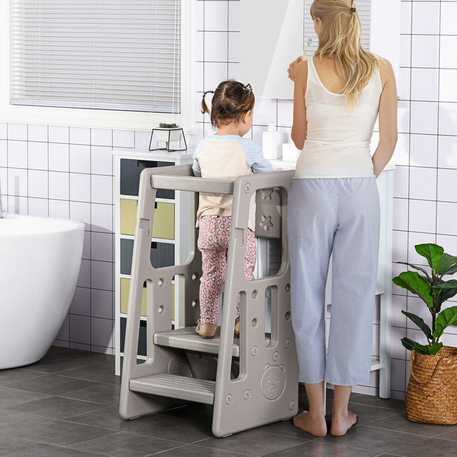 Výškově nastavitelná Montessori učicí věž pro děti