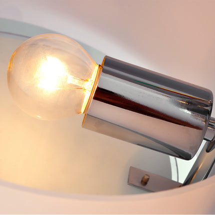 LED stropní lampa, 3 žárovky, E27 40W, teplá bílá, Ø64cm