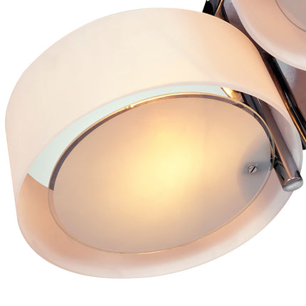 LED stropní lampa, 3 žárovky, E27 40W, teplá bílá, Ø64cm