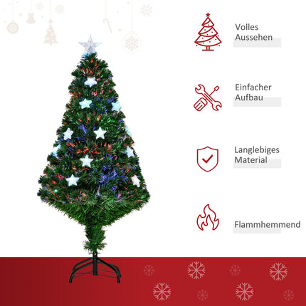 Umělý LED vánoční stromek 120 cm se 16 světly