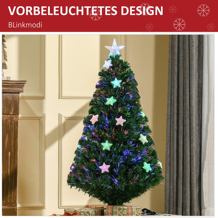 Umělý LED vánoční stromek 120 cm se 16 světly