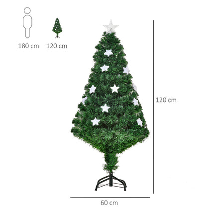 Umělý LED vánoční stromek 120 cm se 16 světly