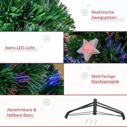 Umělý LED vánoční stromek 120 cm se 16 světly