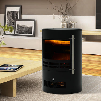 Electric stove, Flame effect, 900/2000W, 41x41x64.5cm