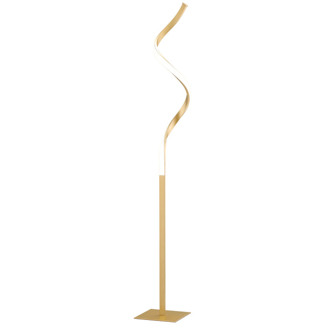 Spirálová LED stojací lampa teplá bílá, vodotěsná, 10W