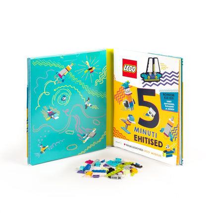Kniha aktivit Lego Iconic „5-Minute Builds“ (estonsky)