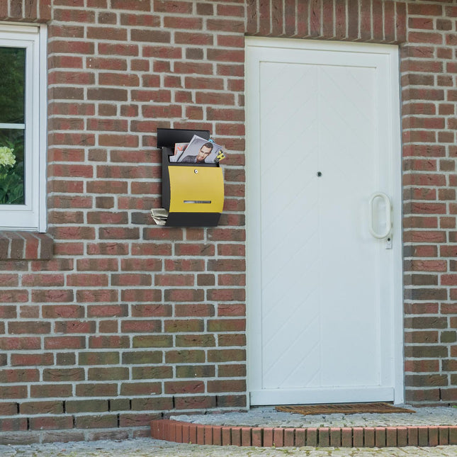 Briefkasten mit Zeitungsfach