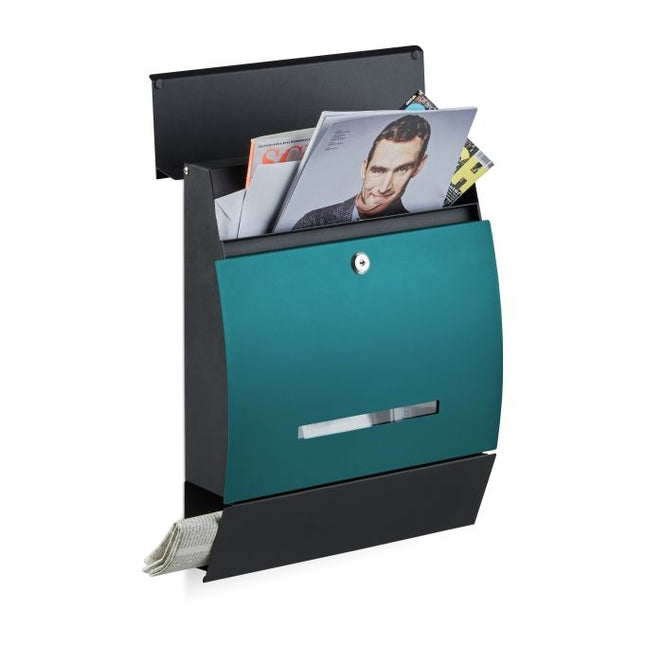 Briefkasten mit Zeitungsfach