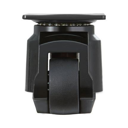 Leveling Casters Set of 4, 2.5 In Swivel, 2200 Lb