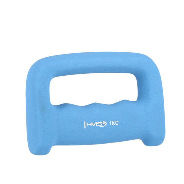 Neoprenová činka 1,0 kg, světle modrá
