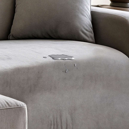 Light Gray Sofa Cover, 145-185cm, Stretch Fabric
