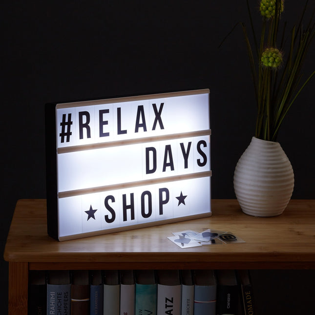 Light box with 3 rows