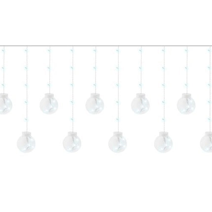Světelný závěs 108 LED, studená bílá, 31V KŚ11347