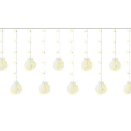 Světelný závěs 108 LED, teplá bílá, 31V KŚ11346