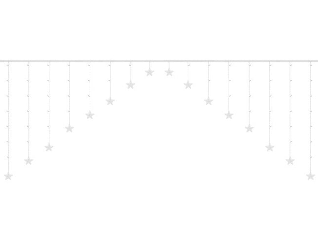 Světelný závěs 136 LED, vícebarevný, 31V KŚ11336