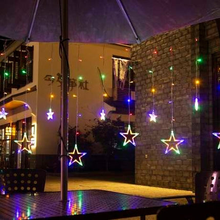 Světelný závěs 138 LED, vícebarevný, 31V KŚ11316
