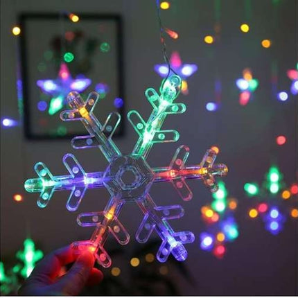 Světelný závěs 138 LED, vícebarevný, 31V KŚ11323