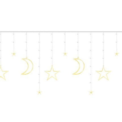 Světelný závěs 138 LED, teplá bílá, 31V KŚ11329