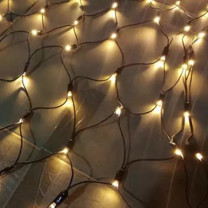 Světelný závěs 160 LED USB, teplá bílá, KŚ19762