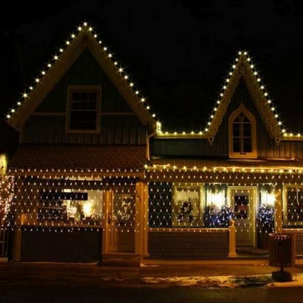 Světelný závěs 160 LED, teplá bílá, 31V 11340
