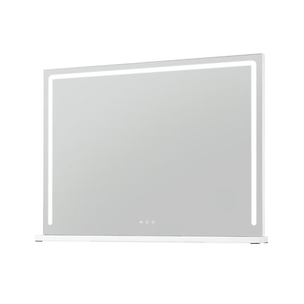 Kosmetické zrcadlo s osvětlením, 80x60 cm, 3 barvy, stmívatelné, dotykové