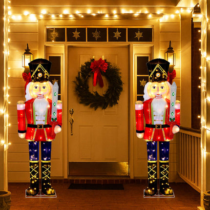 Svítící figurka louskáčka, 157 cm, 100 LED