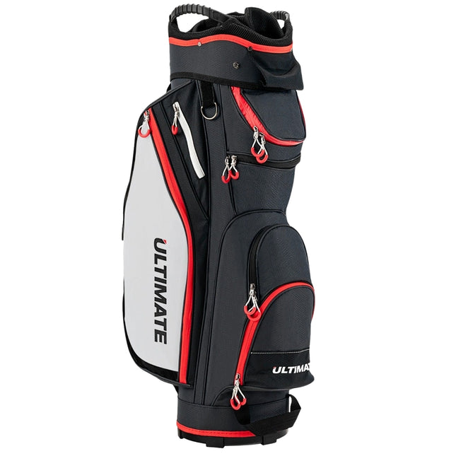 Lehký golfový bag se 14 přepážkami, černý