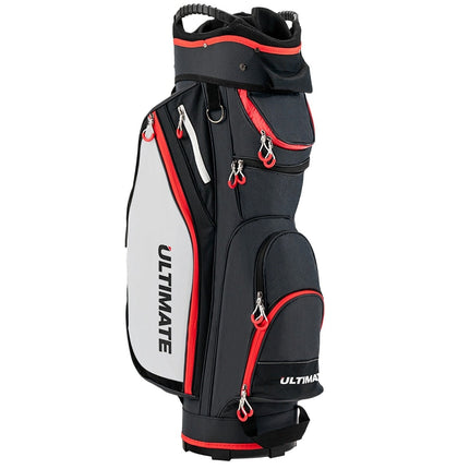 Lehký golfový bag se 14 přepážkami, černý